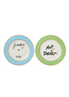 Side Plate Set - Ginsberg/Art Dealer