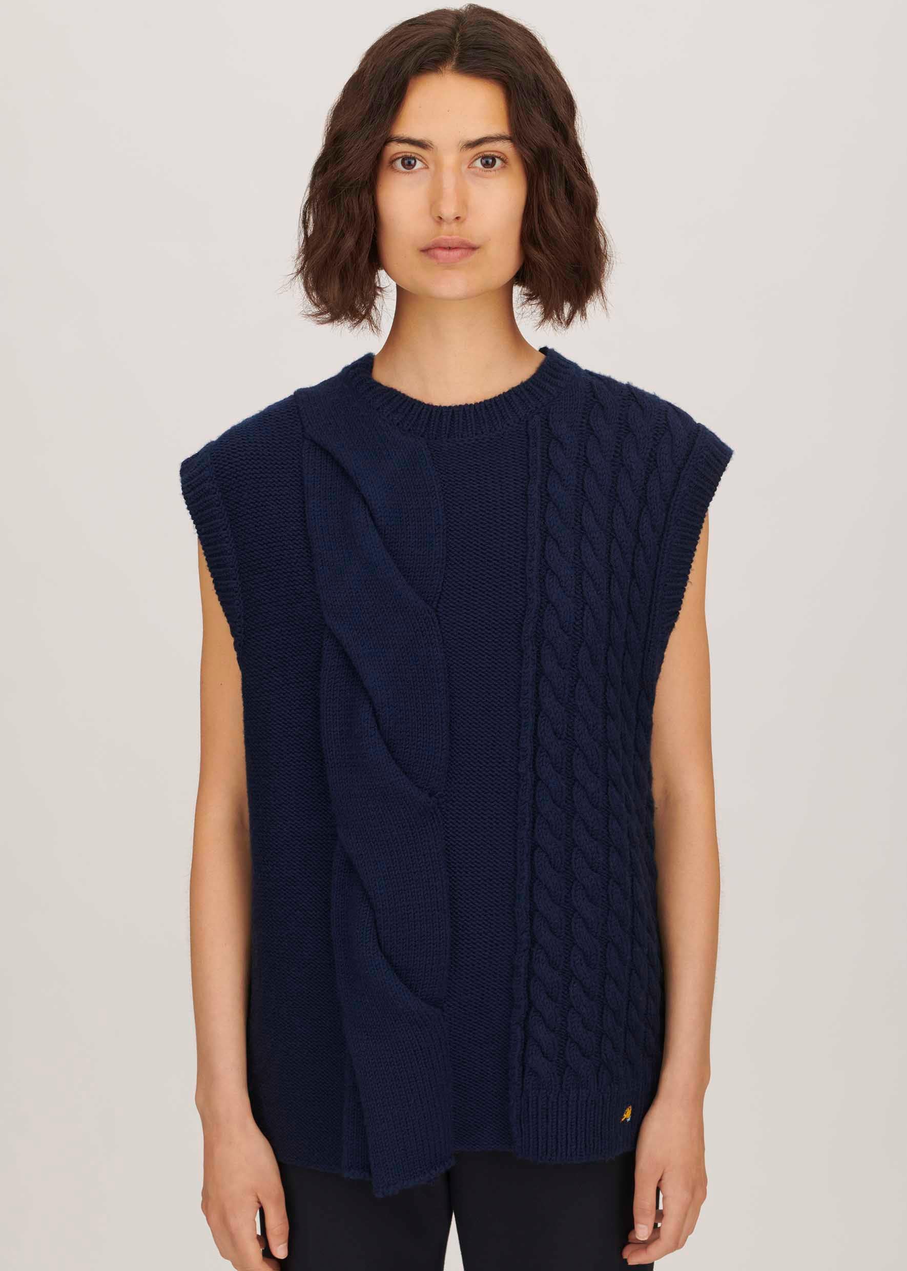 Bella Freud Cable Vest l Bella Freud