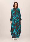 Printed Draped Dress