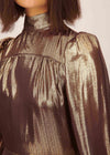 Liquid Lamé Anjelica Dress