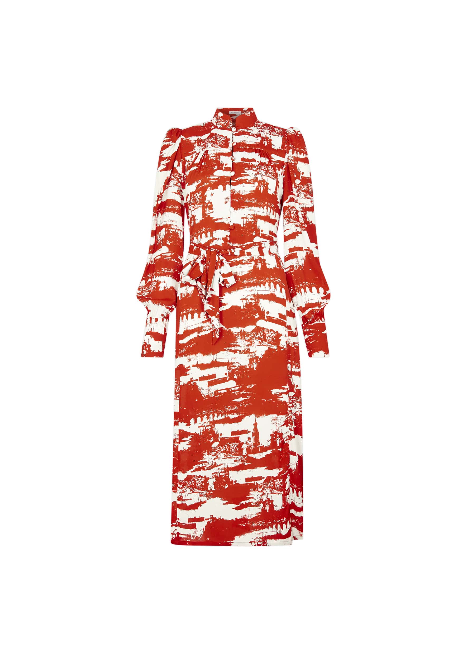 London Calling Print Last Tango Dress