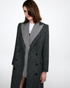 Bianca Coat Microcheck Tweed