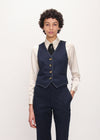 Chrissie Waistcoat Herringbone
