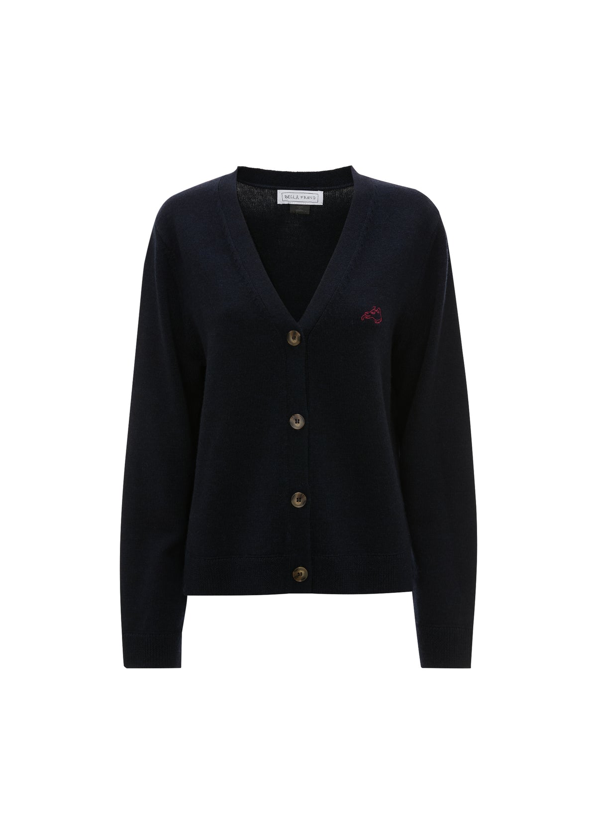 Lucian Dog Embroidered Cardigan