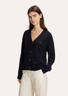 Lucian Dog Embroidered Cardigan