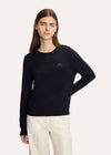 Lucian Dog Embroidered Crew