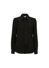 Black shirt on a white background