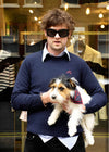 Lucian Dog Embroidered Crew