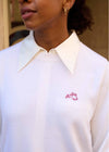 Lucian Dog Embroidered Crew