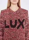 Melange V-Neck Lux Jumper