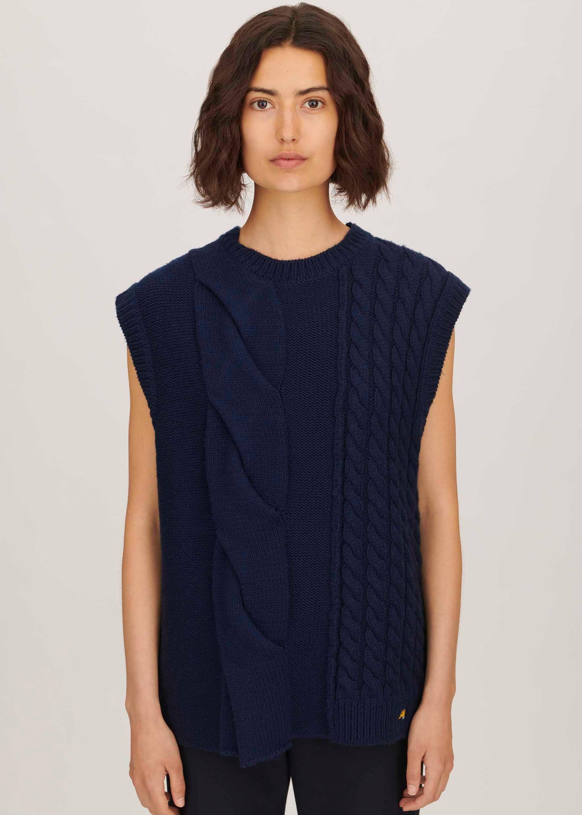 Cable Merino Vest