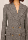 Herringbone Tweed Bianca Coat