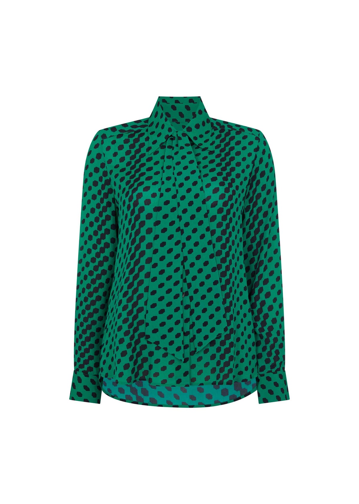 MINNELLI SHIRT KALEIDOSCOPE POLKA DOT PRINT