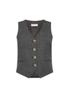 Chrissie Waistcoat Bret Easton Ellis Check