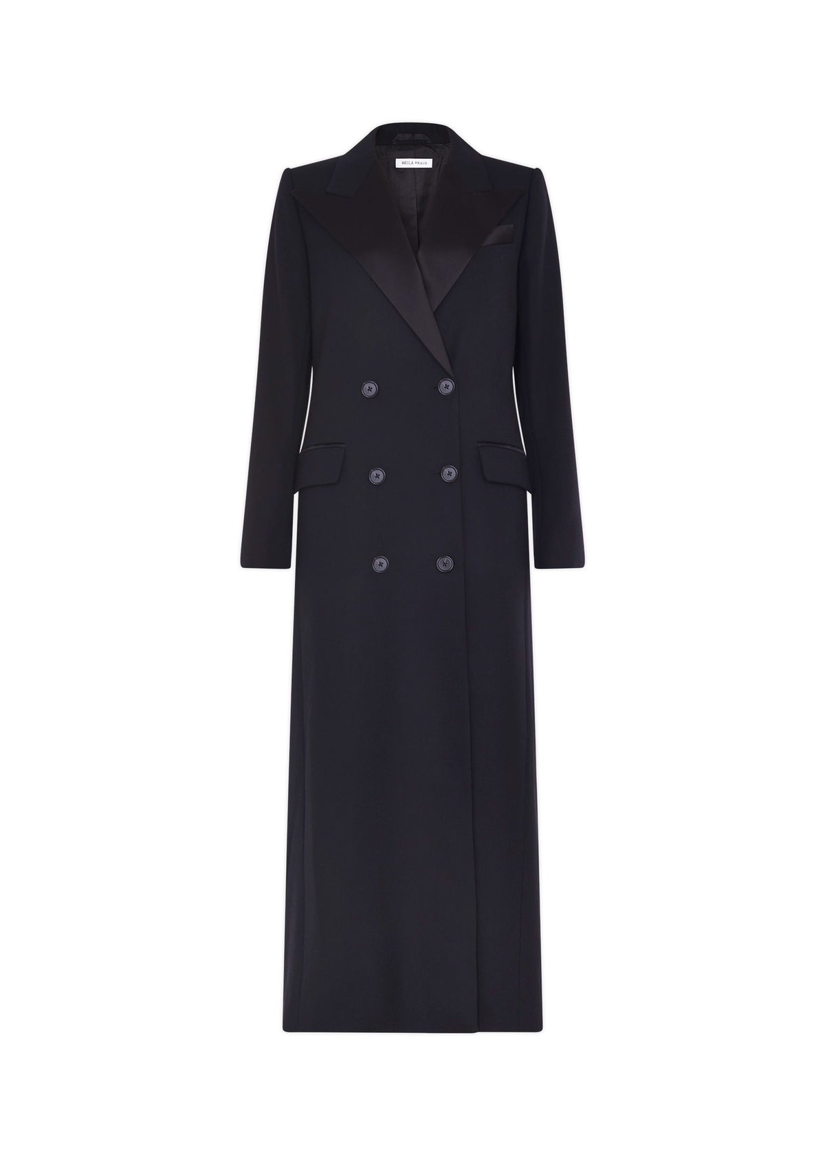 BIANCA COAT BLACK CAVALRY TWILL