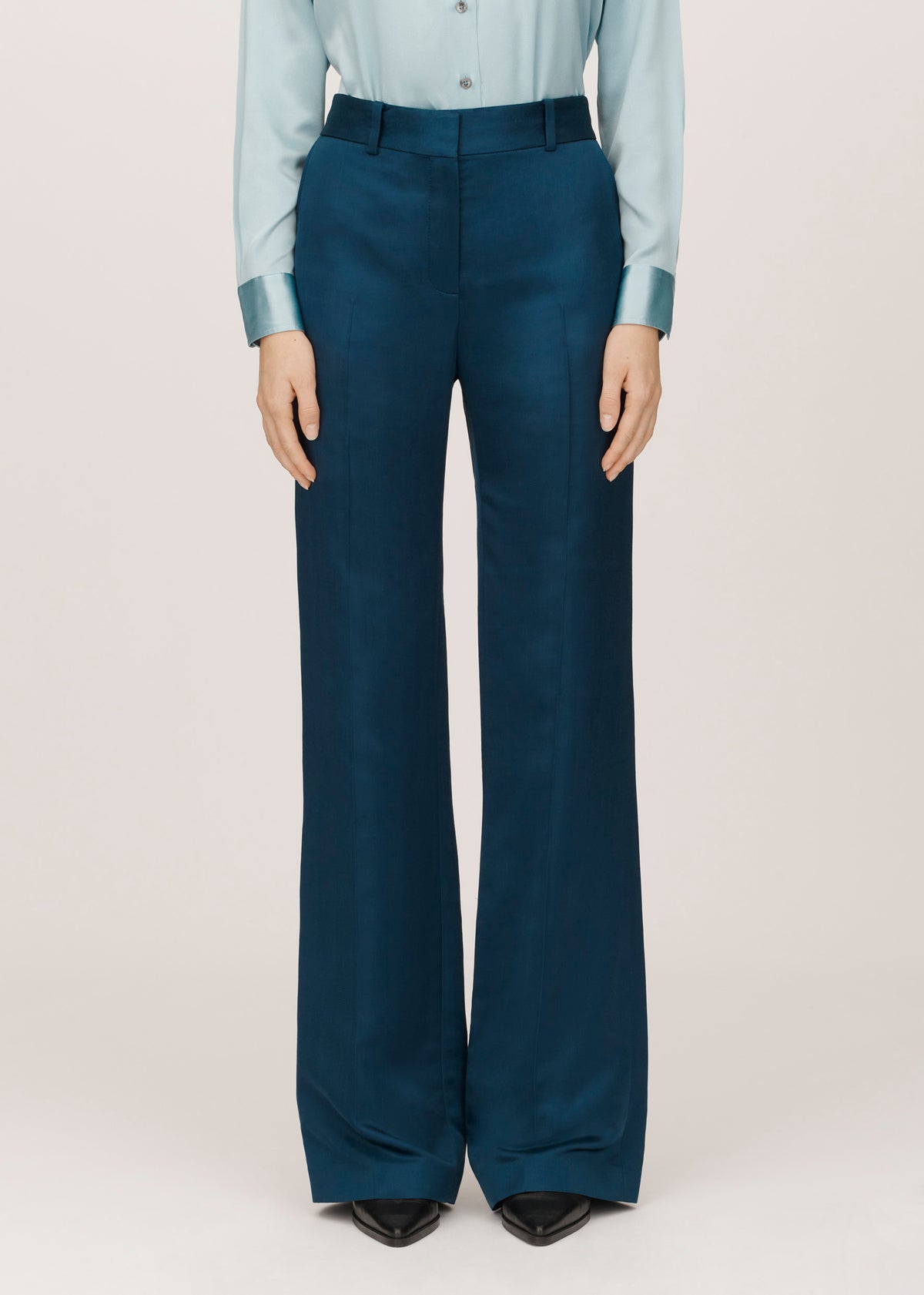 SLIM KIM TROUSER SATIN