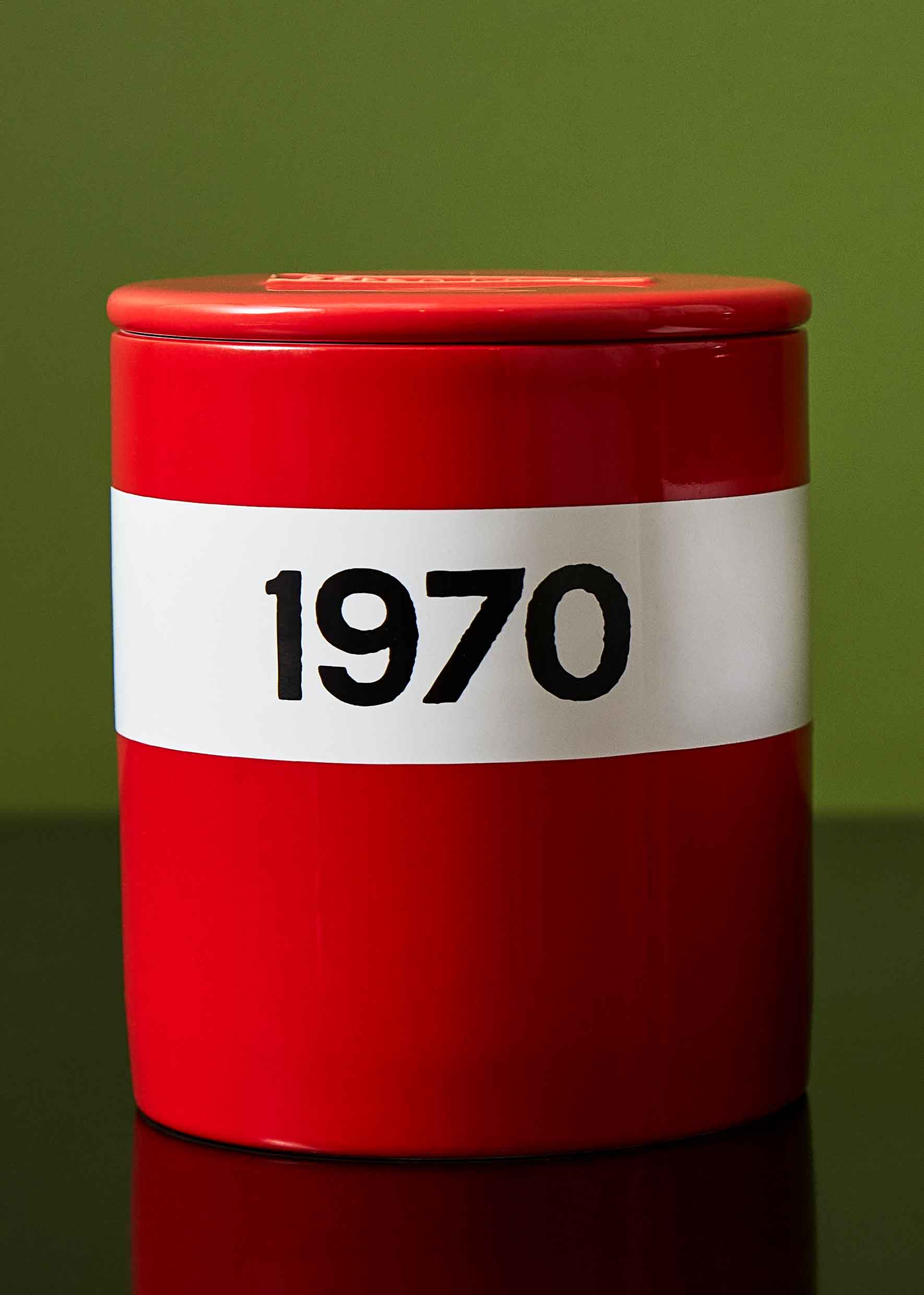 Ceramic 1970 Candle Large