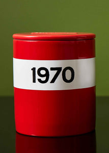 Ceramic 1970 Candle Large