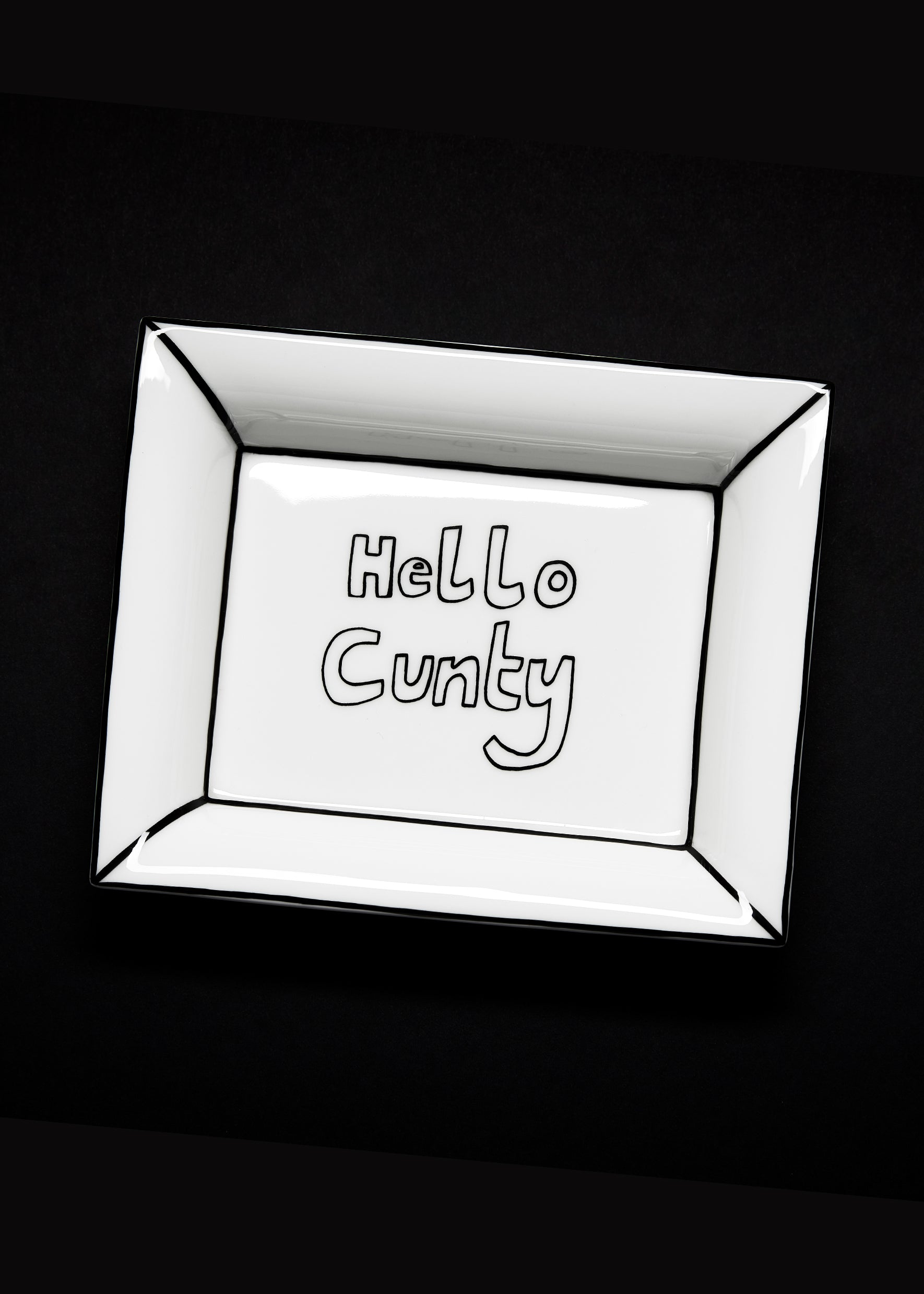 Hello Cunty Trinket Tray